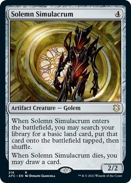 Solemn Simulacrum (216) [AFC] - MTG Single