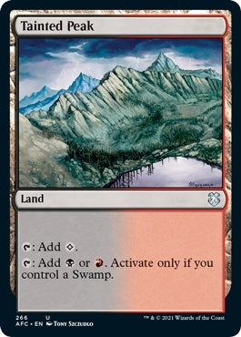 Tainted Peak (266) [AFC] - MTG Single