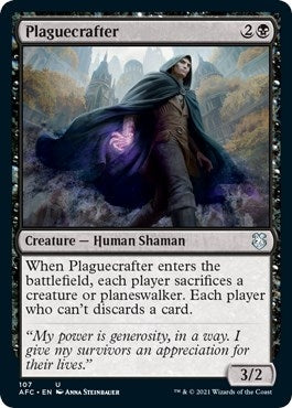 Plaguecrafter (107) [AFC] - MTG Single