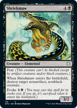 Shriekmaw (110) [AFC] - MTG Single
