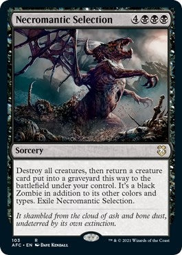 Necromantic Selection (103) [AFC] - MTG Single