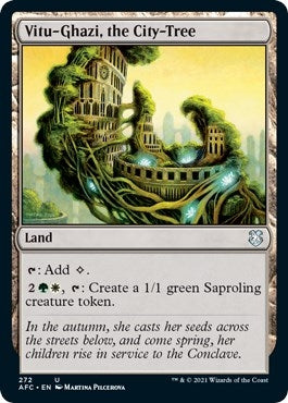 Vitu-Ghazi the City-Tree (272) [AFC] - MTG Single