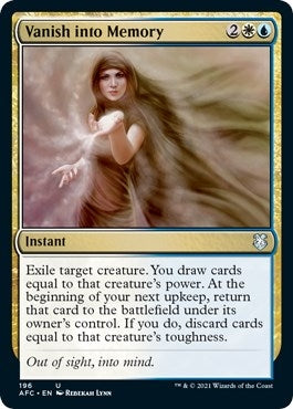 Vanish into Memory (196) [AFC] - MTG Single