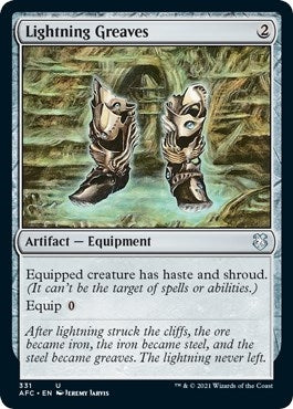 Lightning Greaves (331) [AFC] - MTG Single