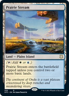 Prairie Stream (256) [AFC] - MTG Single