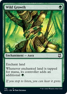 Wild Growth (174) [AFC] - MTG Single