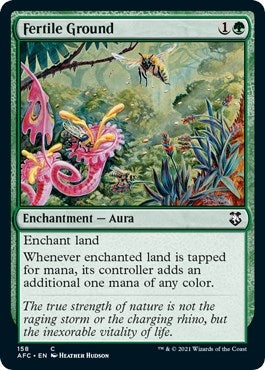 Fertile Ground (158) [AFC] - MTG Single