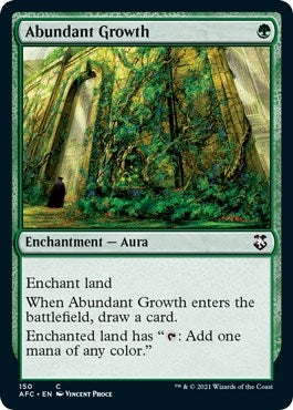 Abundant Growth (150) [AFC] - MTG Single