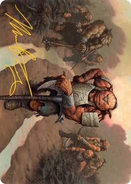 Hobgoblin Bandit Lord Art Card (Gold-Stamped Signature) (30) [ASAFR] - MTG Single