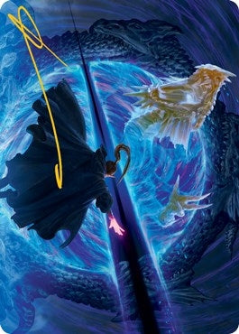 Bar the Gate Art Card (Gold-Stamped Signature) (45) [ASAFR] - MTG Single