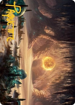 Plains (265) Art Card (Gold-Stamped Signature) (63) [ASAFR] - MTG Single