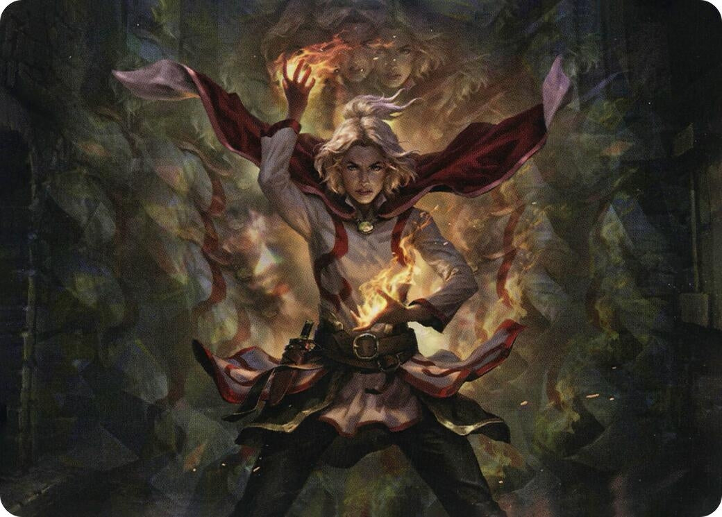 Delina Wild Mage Art Card (31) [ASAFR] - MTG Single