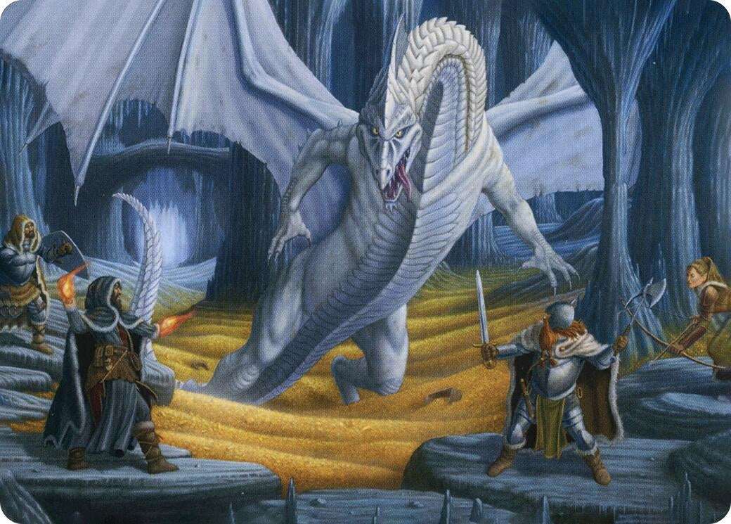 Cave of the Frost Dragon Art Card (46) [ASAFR] - MTG Single