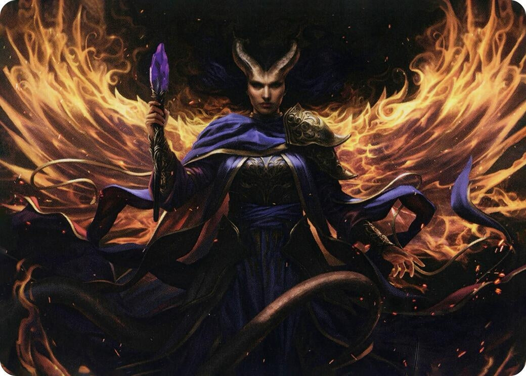 Farideh Devil’s Chosen Art Card (32) [ASAFR] - MTG Single