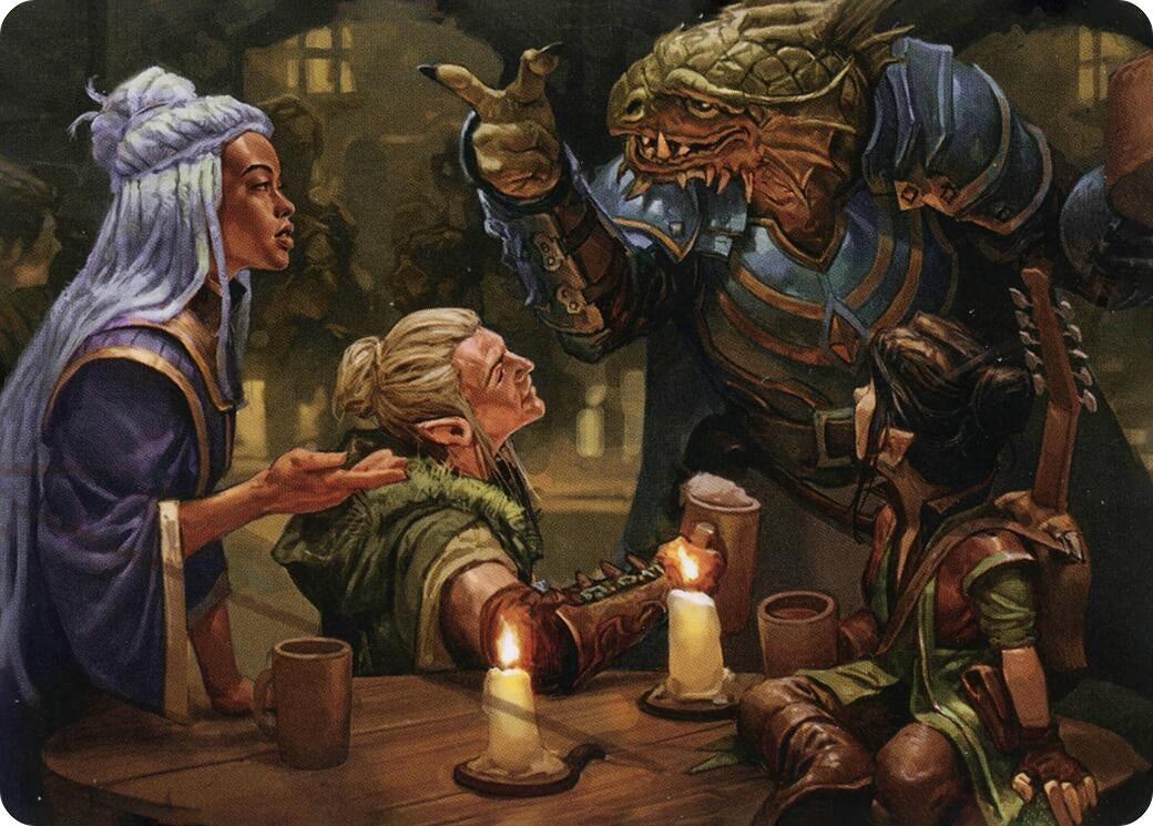 You Meet in a Tavern Art Card (49) [ASAFR] - MTG Single