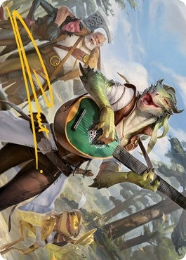 Wandering Troubadour Art Card (Gold-Stamped Signature) (64) [ASAFR] - MTG Single