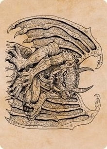 Cloister Gargoyle (Showcase) Art Card (65) [ASAFR] - MTG Single