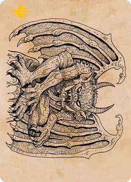 Cloister Gargoyle (Showcase) Art Card (Gold-Stamped) (65) [ASAFR] - MTG Single