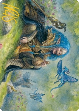 Feywild Trickster Art Card (Gold-Stamped Signature) (70) [ASAFR] - MTG Single