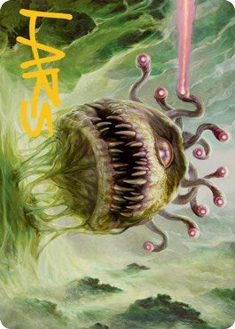 Beholder Art Card (Gold-Stamped Signature) (1) [ASAFR] - MTG Single