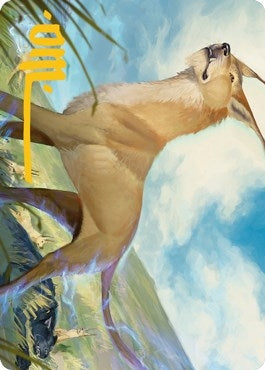 Blink Dog Art Card (Gold-Stamped Signature) (20) [ASAFR] - MTG Single
