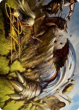Bulette Art Card (Gold-Stamped Signature) (16) [ASAFR] - MTG Single