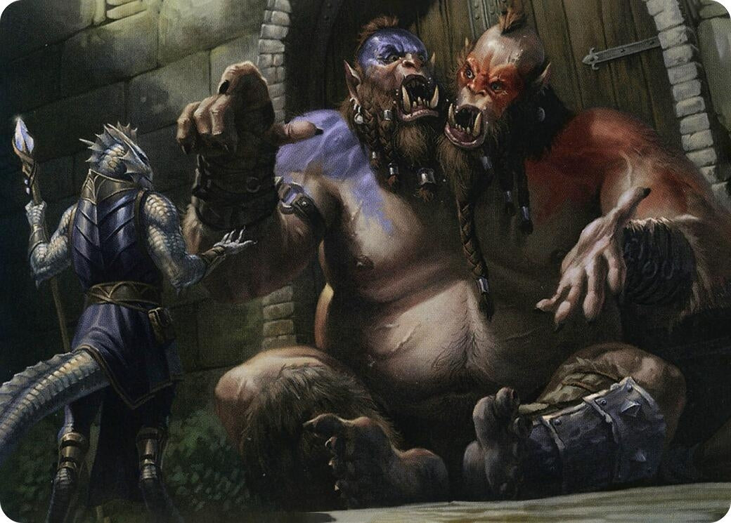Ettin Art Card (13) [ASAFR] - MTG Single