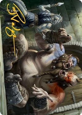 Ettin Art Card (Gold-Stamped Signature) (13) [ASAFR] - MTG Single