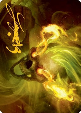 Flameskull Art Card (Gold-Stamped Signature) (14) [ASAFR] - MTG Single