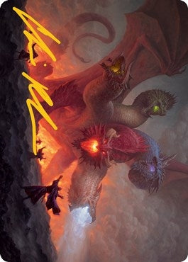 Tiamat Art Card (Gold-Stamped Signature) (26) [ASAFR] - MTG Single