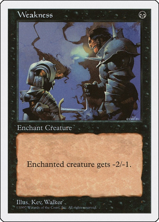 Weakness [5ED] - MTG Single