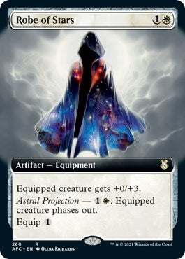Robe of Stars (Extended Art) (280) [AFC] - MTG Single