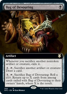 Image for Bag of Devouring (Extended Art) (290) (Adventures in the Forgotten Realms) - Magic: The Gathering