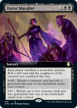 Danse Macabre (Extended Art) (291) [AFC] - MTG Single