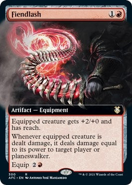 Fiendlash (Extended Art) (300) [AFC] - MTG Single