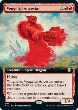 Vengeful Ancestor (Extended Art) (304) [AFC] - MTG Single