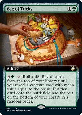Image for Bag of Tricks (Extended Art) (306) (Adventures in the Forgotten Realms) - Magic: The Gathering