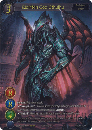 Eldritch God Cthulhu (Full Art) (2021) [GB02] - Gate Ruler Single