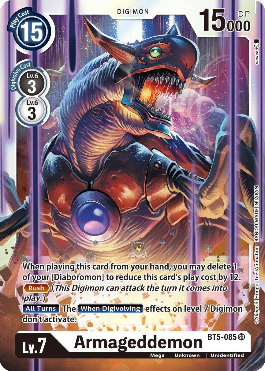 Armageddemon (5085) [BT05] - Digimon Card Game Single