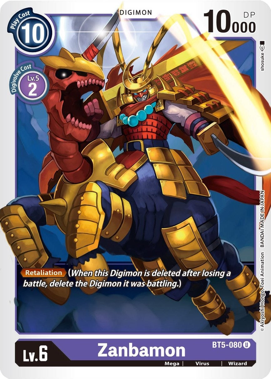 Zanbamon (5080) [BT05] - Digimon Card Game Single