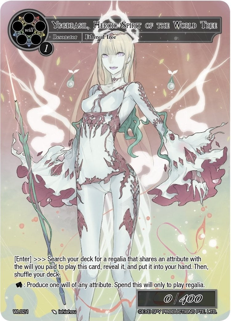 Yggdrasil Heroic Spirit of the World Tree (21) [PRO] - Force of Will Single