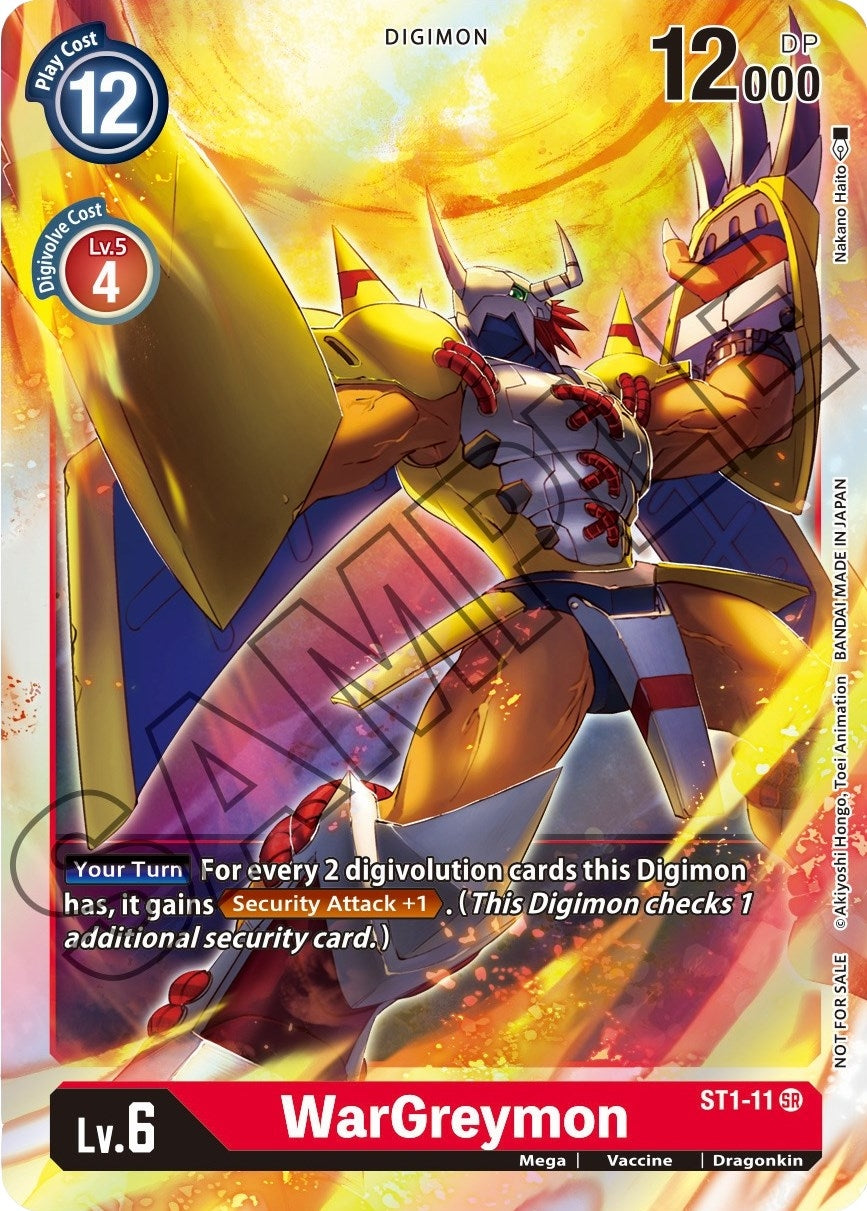 WarGreymon - ST1-11 (Event Pack 1) (111) [ST-1] - Digimon Card Game Single