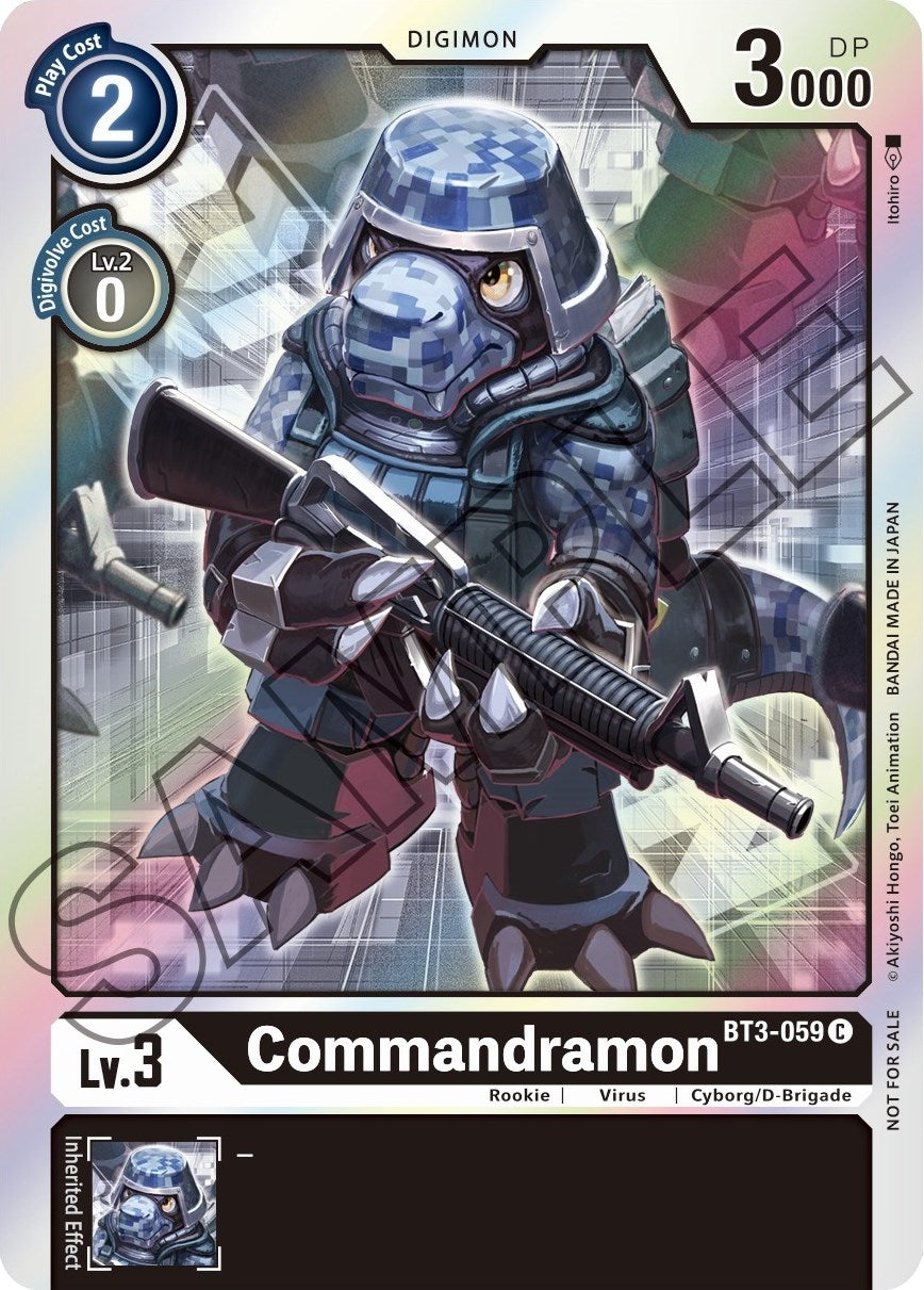 Commandramon - BT3-059 (Event Pack 1) (3059) [BT01-03] - Digimon Card Game Single