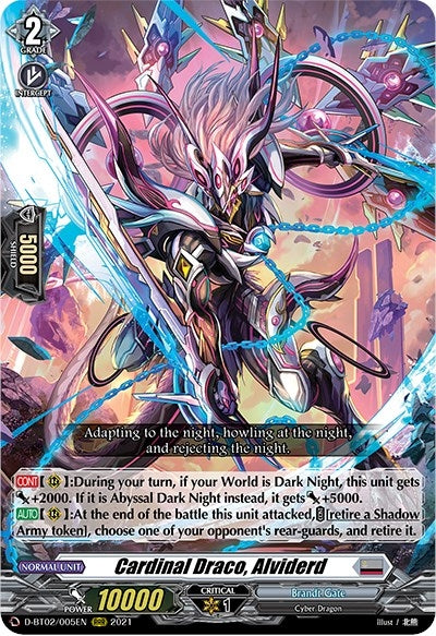 Cardinal Draco Alviderd (2005) [D-BT02] - Cardfight Vanguard Single