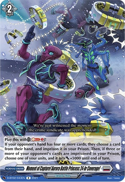 Moment of Capture! Aurora Battle Princess 24-hr Coverage! (2043) [D-BT02] - Cardfight Vanguard Single