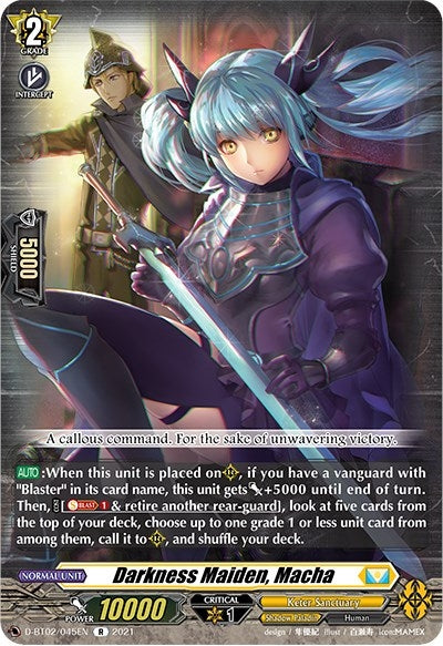 Darkness Maiden Macha (2045) [D-BT02] - Cardfight Vanguard Single