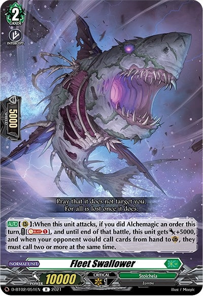 Fleet Swallower (2051) [D-BT02] - Cardfight Vanguard Single