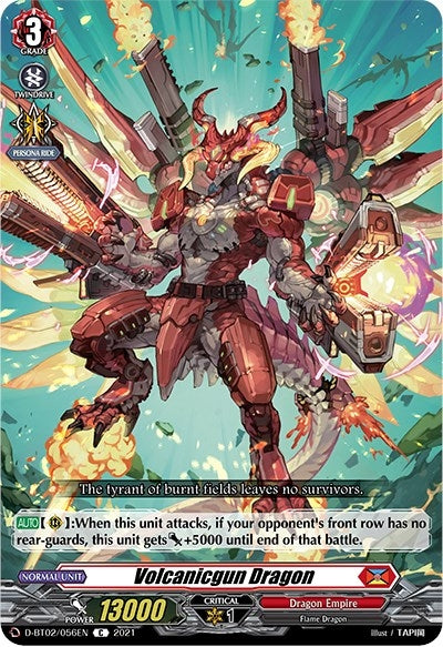 Volcanicgun Dragon (2056) [D-BT02] - Cardfight Vanguard Single