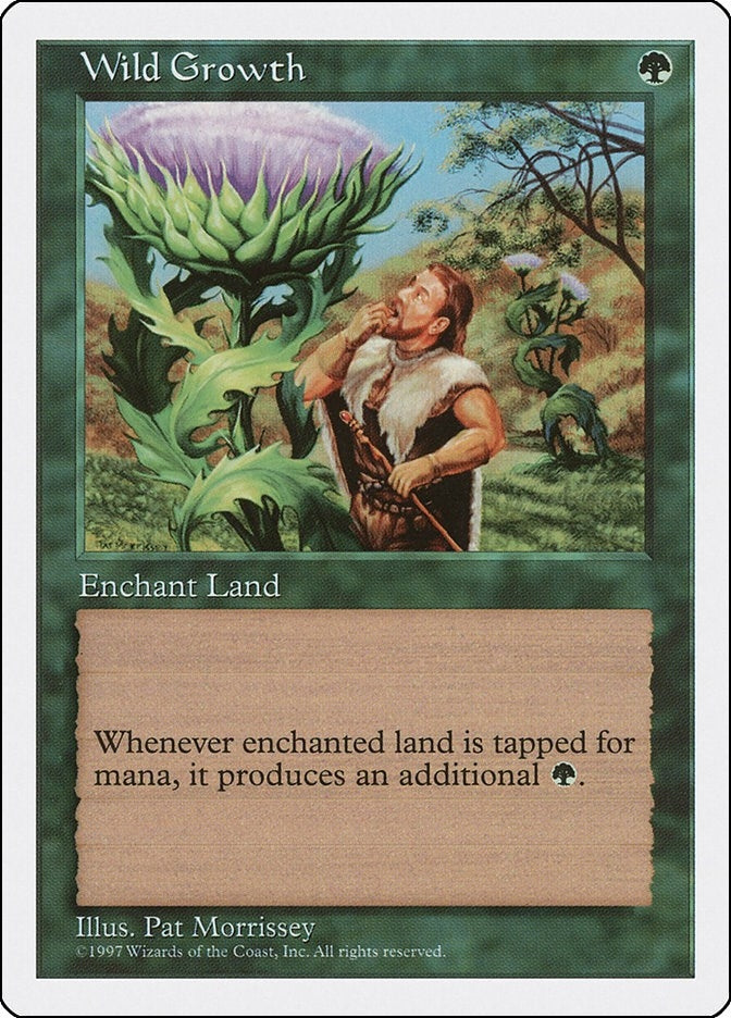 Wild Growth [5ED] - MTG Single