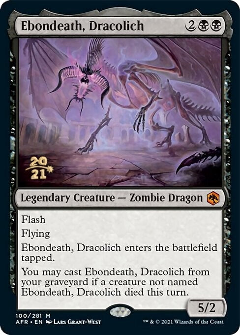 Ebondeath Dracolich (100) [PRE] - MTG Single